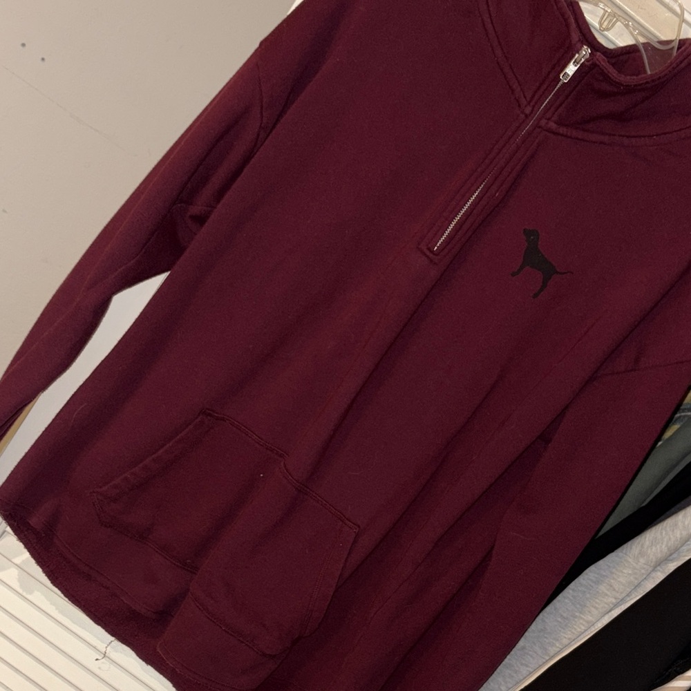 Victoria's Secret Pink Quarter-Zip Sweatshirt